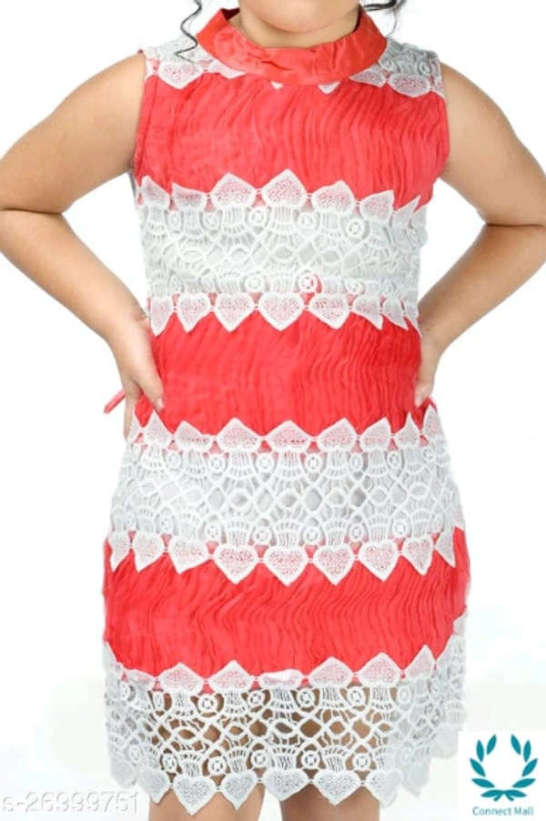 Linotex Girls Party Festival Dress - 4-5 Years, Red